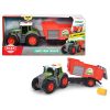 Dickie - Fendt traktor utánfutóval 26 cm-es