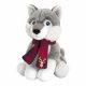 Husky plüss sállal, 25 cm-es