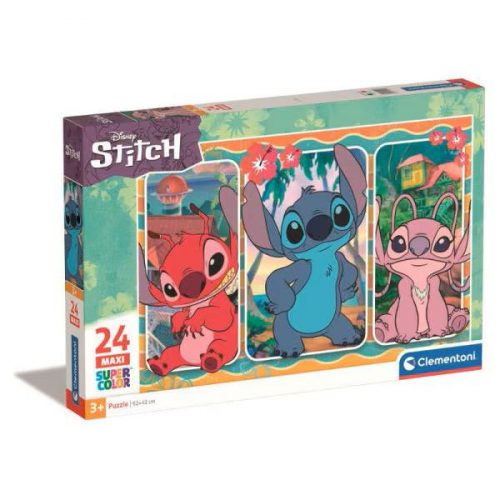 Clementoni: Disney - Stitch Maxi puzzle 24 db-os