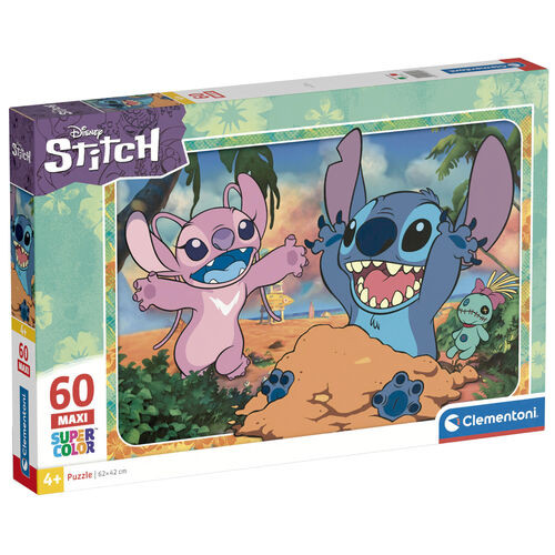 Clementoni: Disney - Stitch Maxi puzzle 60 db-os