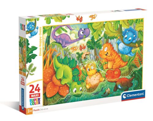 Clementoni - Dinók Maxi puzzle 24 db-os