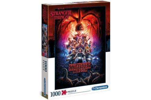 Clementoni - Stranger things 2. évad - 1000 db-os puzzle