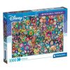 Clementoni - Disney A lehetetlen puzzle 1000 db-os