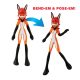 Flexfigs: Miraculous játékfigura - Rena Rouge  