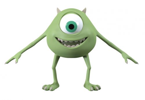 Flexfigs: Disney Pixar - Szörny Rt. játékfigura - Mike Wazowski