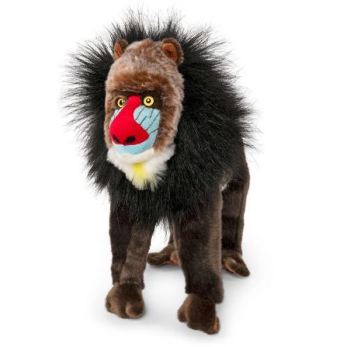 Plüss vörös mandrill - 33 cm-es