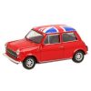 Union Jack Mini Cooper Boxed - piros