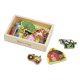 Melissa & Doug Fa Készségfejlesztő játék - Mágneses farm készlet