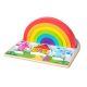 Melissa & Doug Fa Készségfejlesztő játék - Szivárvány puzzle