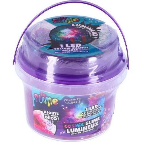 Canal Toys: So Slime LED-del világító kozmikus slime vödörben - lila