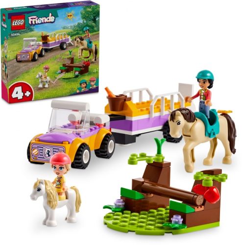 LEGO® Friends: 42634 Ló- és póniszállító utánfutó