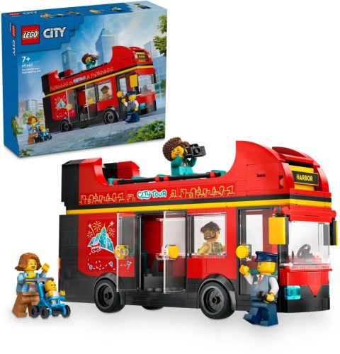 LEGO® City: 60407 Piros emeletes turistabusz