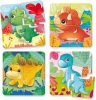 Carotina Baby - Dinoland 3 az 1-ben puzzle