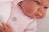 Antonio Juan csecsemő baba rózsaszín ruhában, 40 cm-es