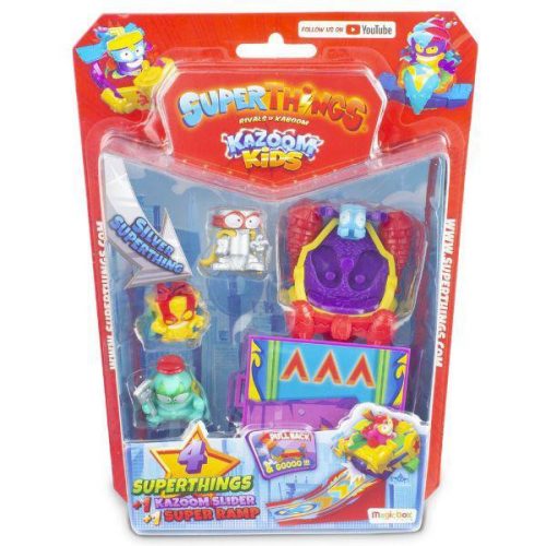 SuperThings Kazoom Kids 4 figura csúszkával - Shiny League