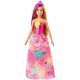 Barbie Dreamtopia hercegnők - szőke hajú baba lila tinccsel