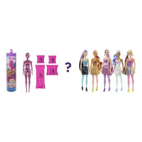 Barbie Color Reveal meglepetés baba - Csillámvarázs