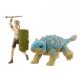 Jurassic World Krétakori tábor - Ben és Ankylosaurus Bumpy figura szett