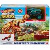 Hot Wheels Monster Trucks Bestia pályaszett - Sabretooth showdown