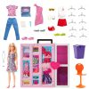 Barbie álom öltözőszoba szennyesledobóval