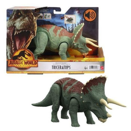Jurrasic World 3 - Támadó dínó hanggal - Triceratops