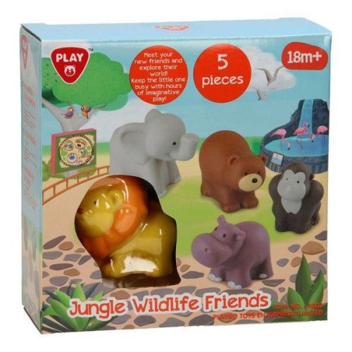 Playgo dzsungel állatfigura szett, 5 db-os