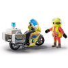 Playmobil 71205: Mentőmotor villogó fénnyel