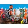 Playmobil 71256: Kaszkadőr motorral és tüzes karikával