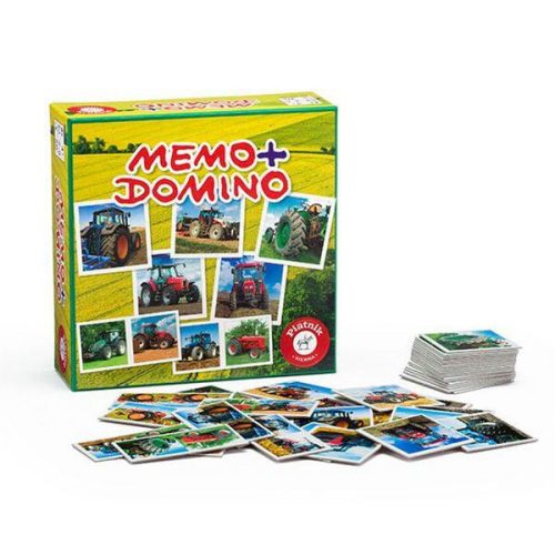 Memo/Domino Traktorok társasjáték