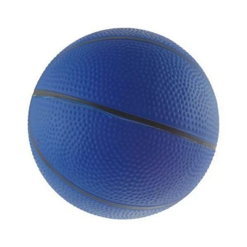 Kosárlabda mintás gumilabda 11 cm-es - kék