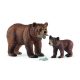 Schleich: 42473 Grizzly medve anya és bocs