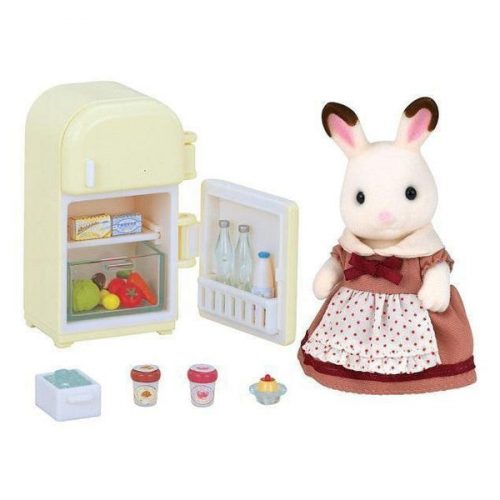 Sylvanian Families Csoki nyuszi mama hűtőszekrénnyel