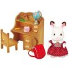 Sylvanian Families Csoki nyuszi lány íróasztallal