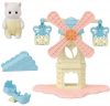 Sylvanian Families Bébi vidámpark szélmalommal és cicával