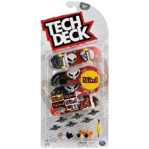 Tech Deck - 4-es csomag Blind piros