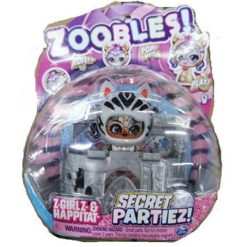 Zoobles Z-Girlz Secret Partiez - gyűjthető játékfigura - többféle