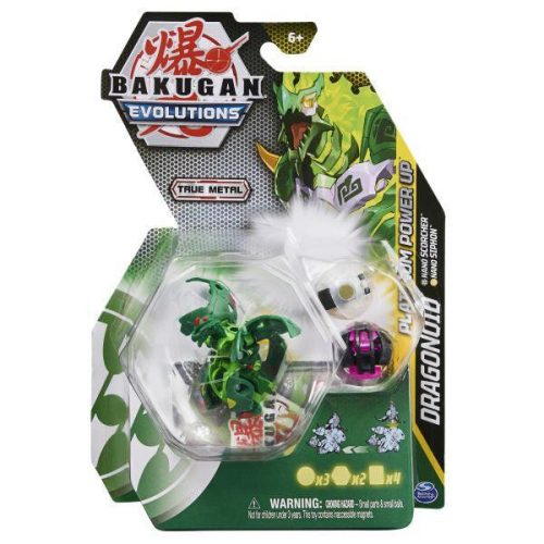 Bakugan Evolutions Power up akciófigura - zöld