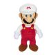 Super Mario plüss figura 23 cm - Mario fehér sapkában