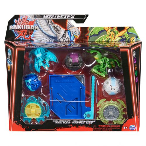 Bakugan Battle Pack - Special Attack Ventri és Dragonoid, Bruiser, Trox, Smoke