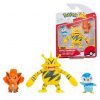 Pokémon figura szett - Piplup, Vulpix, Electabuzz