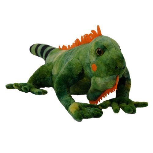 Wild Planet Zöld iguana plüss, 30 cm-es