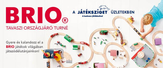 BRIO Tavaszi Országjáró Turné a játéksziget üzletekben!