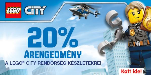 LEGO City Police készletek most -20% árengedménnyel!