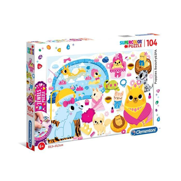 Clementoni - Kölykök 104 db-os ékszer puzzle termék 2. képe
