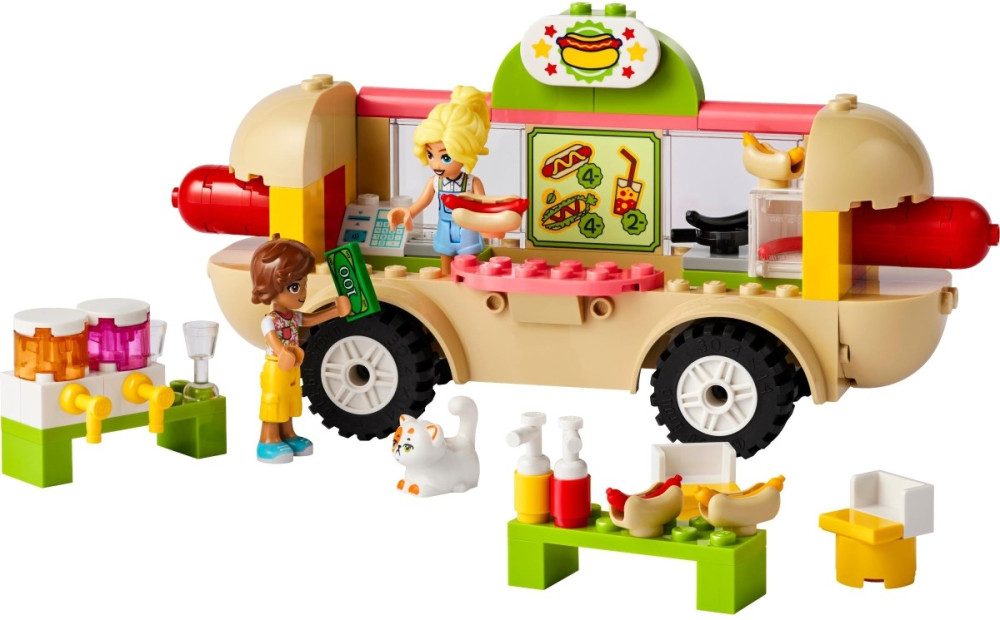 LEGO® Friends: 42633 Hot dog árus büfékocsi termék 2. képe