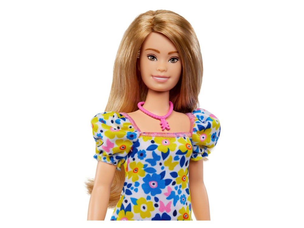 Barbie Fashionista baba - Szőke hajú virágos ruhás termék 2. képe