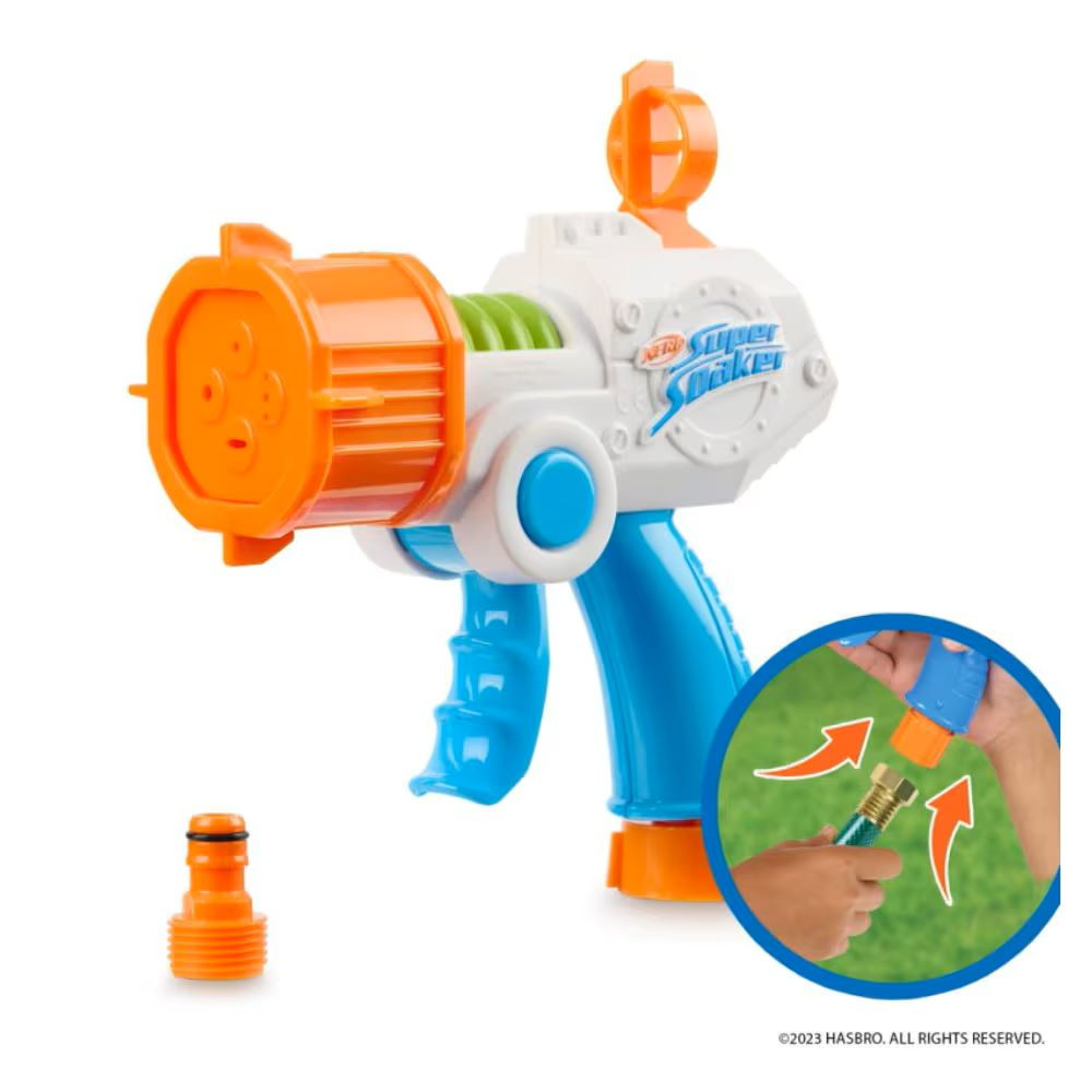 Nerf - QuadBlast tömlőre csatlakoztatható vízipisztoly termék 2. képe