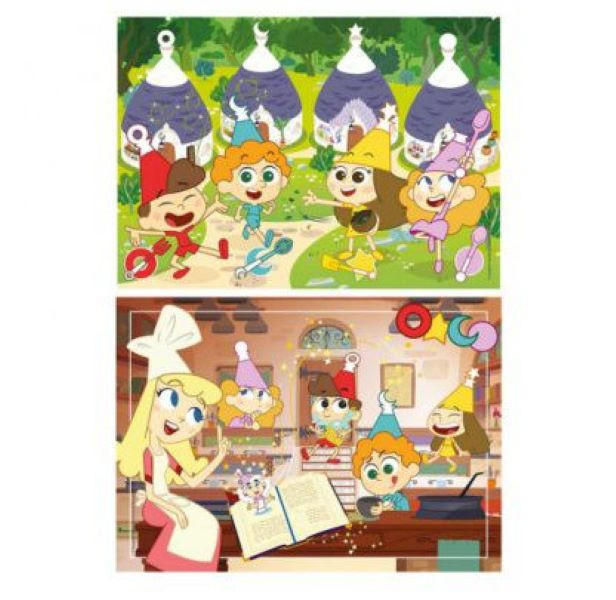 Clementoni - Trulli tales 2 x 60 db-os puzzle akciós termékkép 1