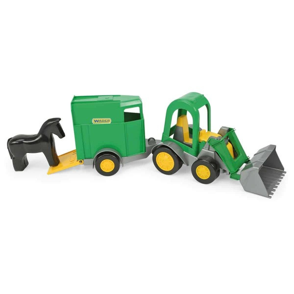 Wader - Farmer buggy autó lószállító utánfutóval akciós termékkép 1