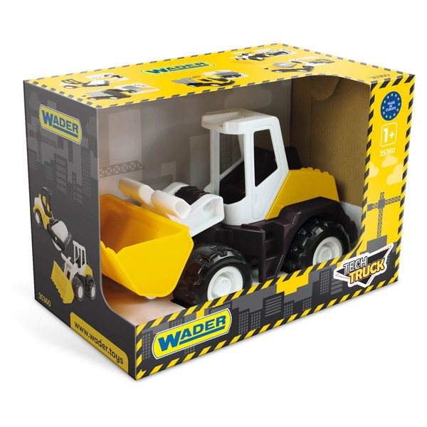 Wader - Tech Truck műanyag buldózer 27 cm-es akciós termékkép 1